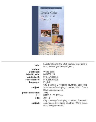 ﻿شهرهای قابل سکونت برای قرن بیست و یکم