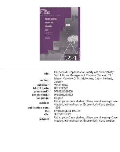 ﻿واکنش خانوارها به فقر و آسیب پذیری: مقابله با بحران در چاواما، لوزاکا، زامبیا