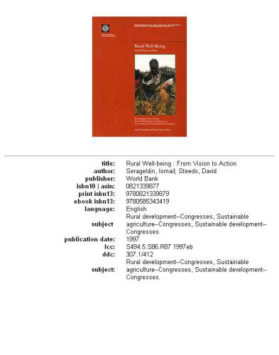 ﻿بهزیستی روستایی: از بینش تا عمل