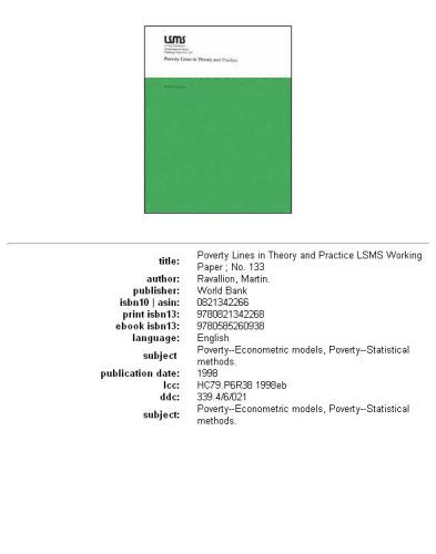 ﻿خط فقر در تئوری و عمل
