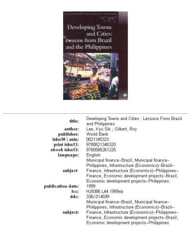 ﻿شهرها و شهرهای در حال توسعه: درس هایی از برزیل و فیلیپین، قسمت 489