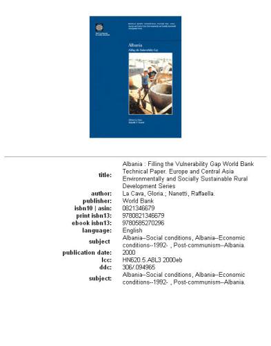 ﻿آلبانی: پر کردن شکاف آسیب‌پذیری، جلدهای 23-460