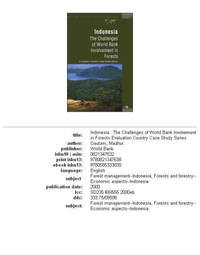 ﻿اندونزی: چالش های مشارکت بانک جهانی در جنگل ها