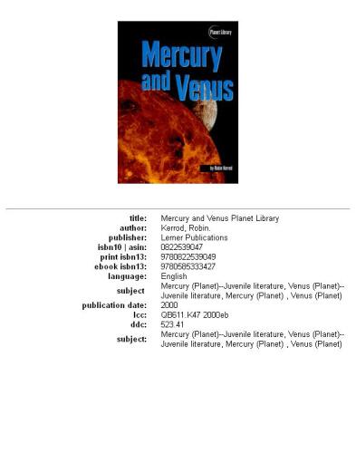 ﻿عطارد و زهره