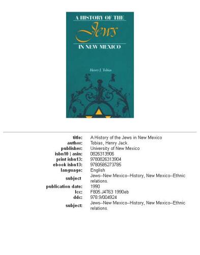 ﻿تاریخچه یهودیان در نیومکزیکو