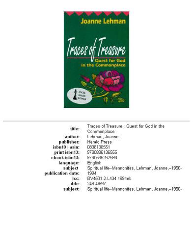 ﻿آثار گنج: جستجوی خدا در امر عادی