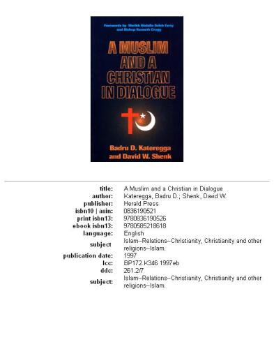 ﻿مسلمان و مسیحی در گفتگو