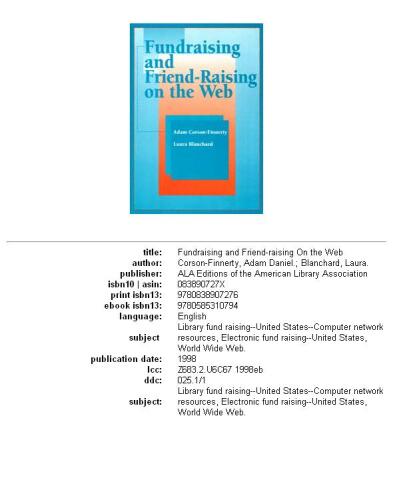 ﻿جمع آوری کمک مالی و جمع آوری دوستان در وب، جلد 1