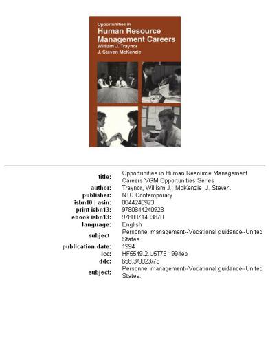 ﻿فرصت های شغلی مدیریت منابع انسانی