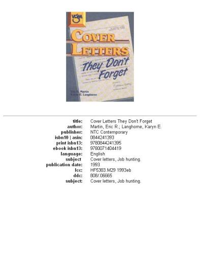 ﻿نامه های پوششی که فراموش نمی کنند