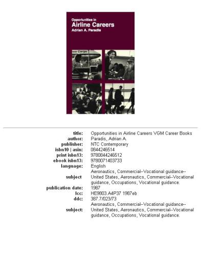 ﻿فرصت های شغلی در خطوط هوایی