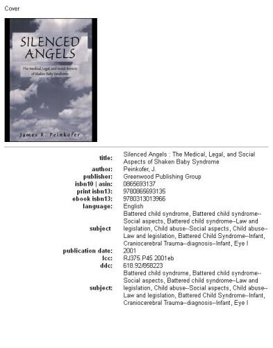 ﻿فرشتگان خاموش: جنبه های پزشکی ، حقوقی و اجتماعی سندرم کودک لرزان