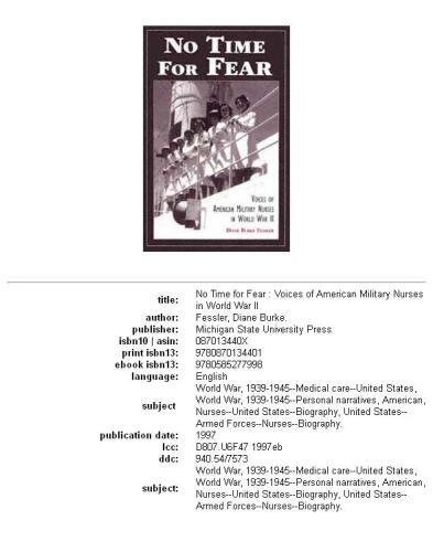 ﻿زمانی برای ترس نیست: صدای پرستاران نظامی آمریکایی در جنگ جهانی دوم