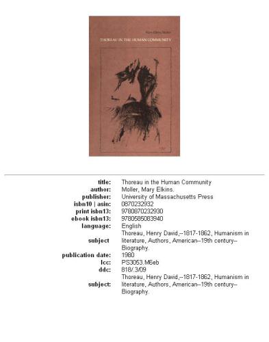 ﻿ثورو در جامعه انسانی