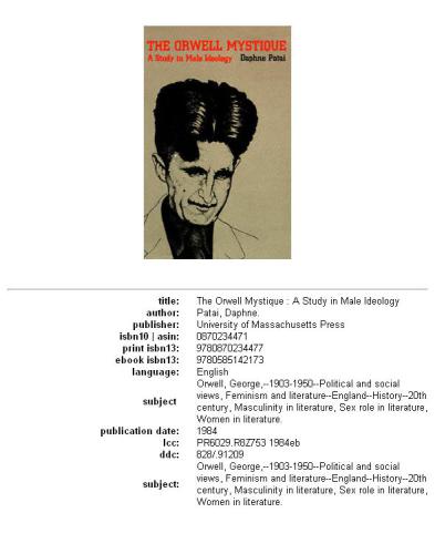 ﻿رمز و راز اورول: مطالعه ای در ایدئولوژی مردانه