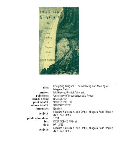 ﻿Imagining Niagara: معنی و ساخت آبشار نیاگارا