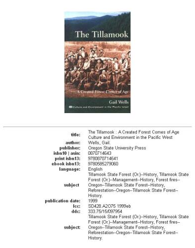 ﻿Tillamook: یک جنگل ایجاد شده به سن می رسد