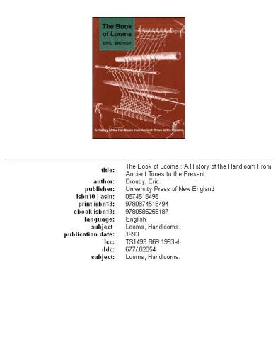 ﻿کتاب بافندگی: تاریخچه بافندگی از قدیم تا امروز