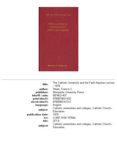 ﻿دانشگاه کاتولیک و ایمان