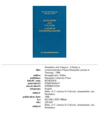﻿وحی و خشونت: مطالعه ای در زمینه سازی