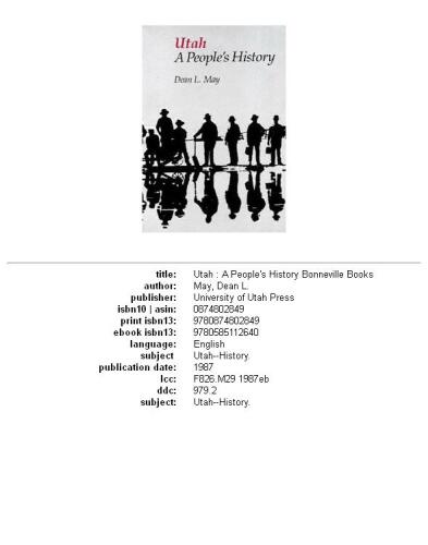 ﻿یوتا: تاریخ یک مردم