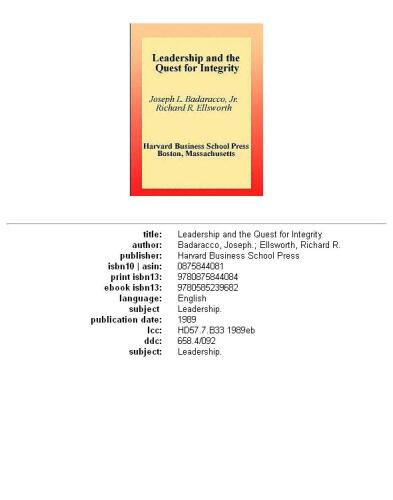 ﻿رهبری و تلاش برای صداقت