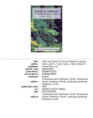 ﻿درختان و درختچه‌ها برای باغ‌های شمال غربی اقیانوس آرام