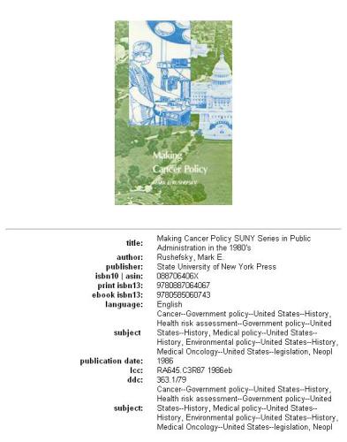 ﻿سیاست گذاری در مورد سرطان