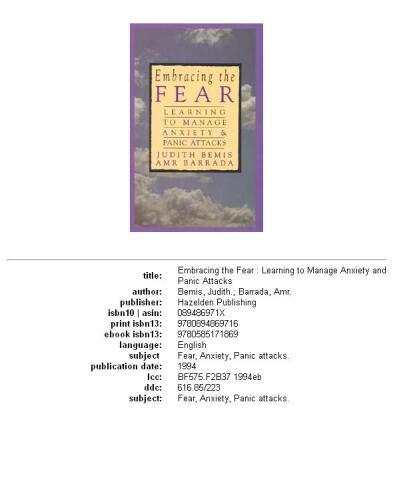 ﻿پذیرش ترس: یادگیری مدیریت اضطراب و حملات پانیک