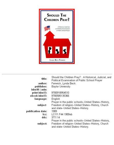 ﻿آیا بچه ها باید نماز بخوانند؟: بررسی تاریخی، قضایی و سیاسی نماز مدارس دولتی