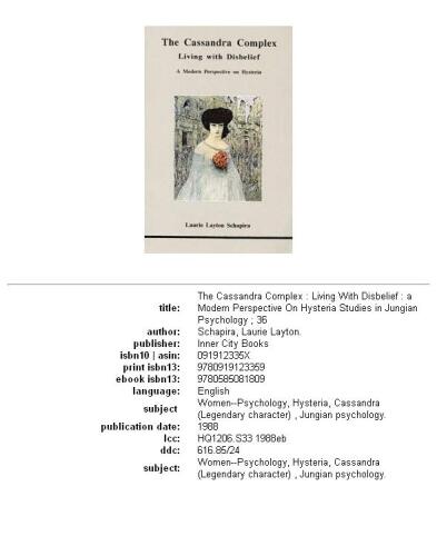 ﻿مجموعه کاساندرا: زندگی با ناباوری: دیدگاهی مدرن درباره هیستری