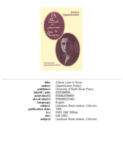 ﻿یک عاشق کتاب در تگزاس