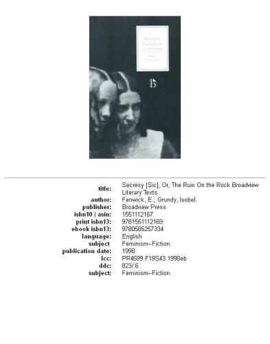 ﻿رازداری، یا، خرابی روی صخره