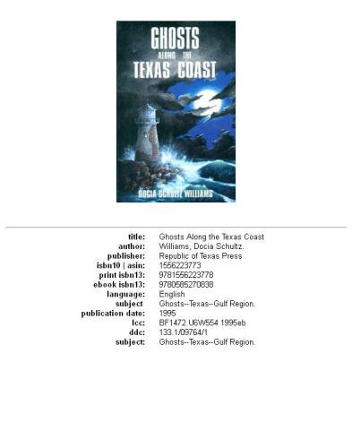 ﻿ارواح در امتداد ساحل تگزاس