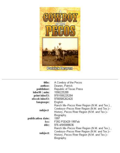 ﻿یک گاوچران از Pecos