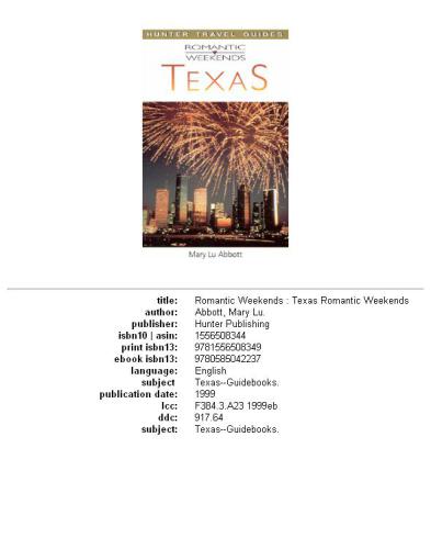 ﻿تعطیلات آخر هفته رمانتیک در تگزاس