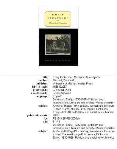 ﻿امیلی دیکنسون: پادشاه ادراک