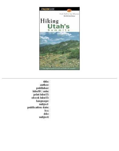 ﻿پیاده روی در قله های یوتا