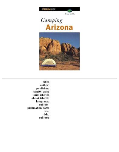 ﻿کمپینگ آریزونا