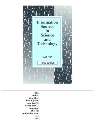 ﻿منابع اطلاعاتی در علم و فناوری