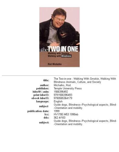 ﻿دو در یک: راه رفتن با اسموکی، راه رفتن با نابینایی