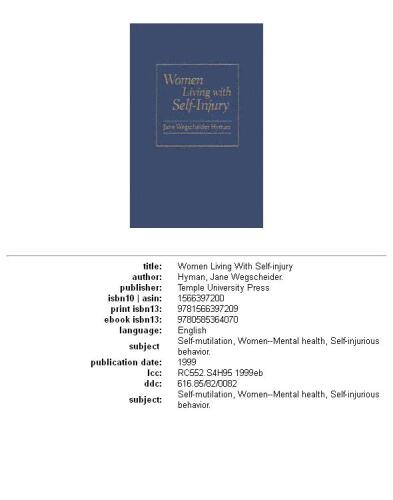 ﻿زنانی که با خودآزاری زندگی می کنند