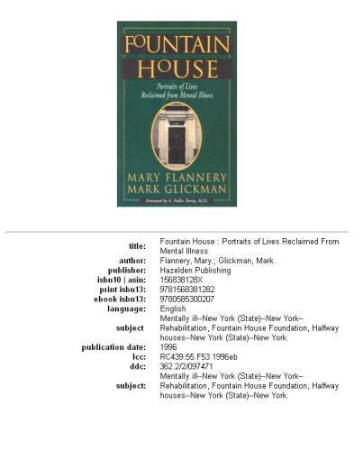 ﻿خانه فواره: پرتره‌هایی از زندگی‌هایی که از بیماری‌های روانی احیا شده‌اند