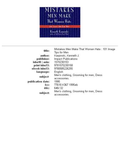 ﻿اشتباهاتی که مردان انجام می دهند و زنان از آن متنفرند: 101 نکته تصویری برای مردان
