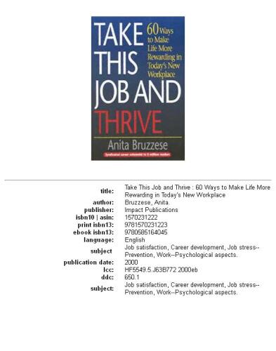 ﻿این شغل را انتخاب کنید و پیشرفت کنید: 60 راه برای لذت بخشیدن به زندگی در محل کار جدید امروزی