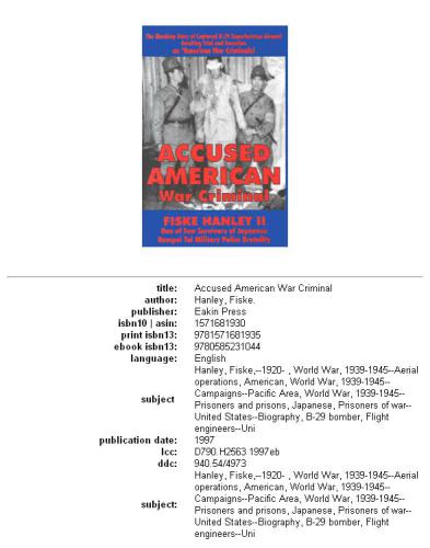 ﻿متهم جنایتکار جنگی آمریکایی