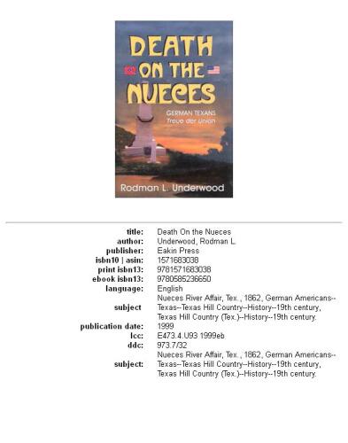 ﻿Death on the Nueces