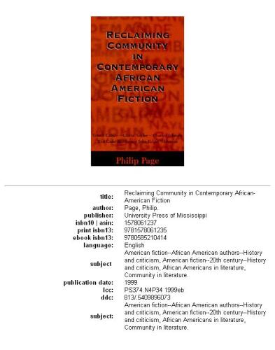 ﻿بازیابی جامعه در داستان های معاصر آفریقایی-آمریکایی