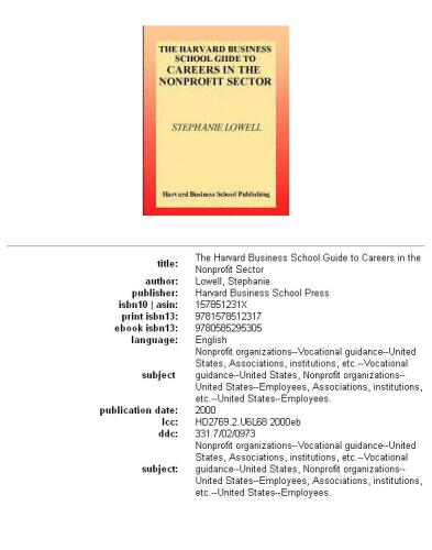 ﻿راهنمای مدرسه بازرگانی هاروارد برای مشاغل در بخش غیرانتفاعی