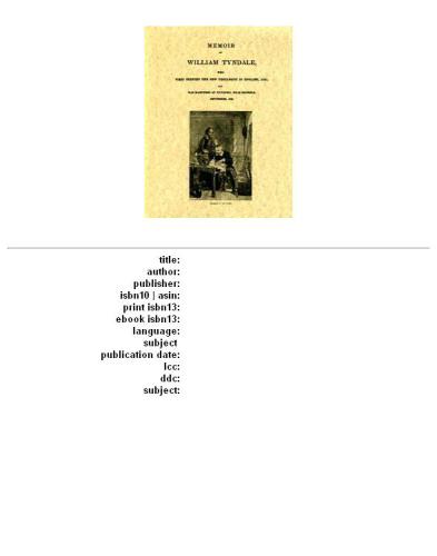 ﻿خاطرات ویلیام تیندل